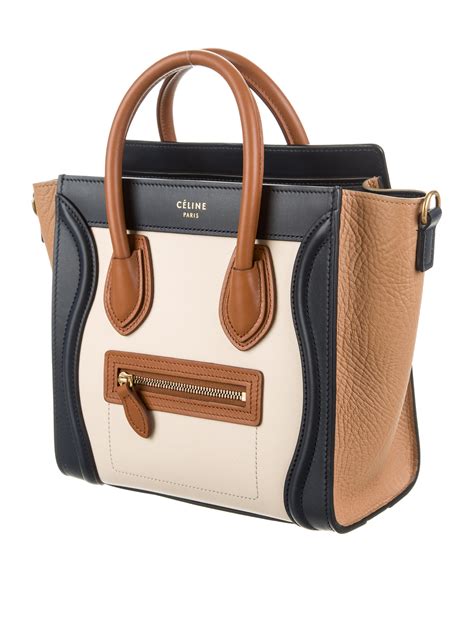 celine luggage nano 2015|Celine nano luggage tote bag.